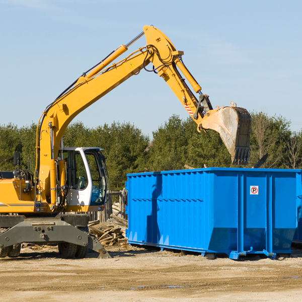 is there a minimum or maximum amount of waste i can put in a residential dumpster in Woxall